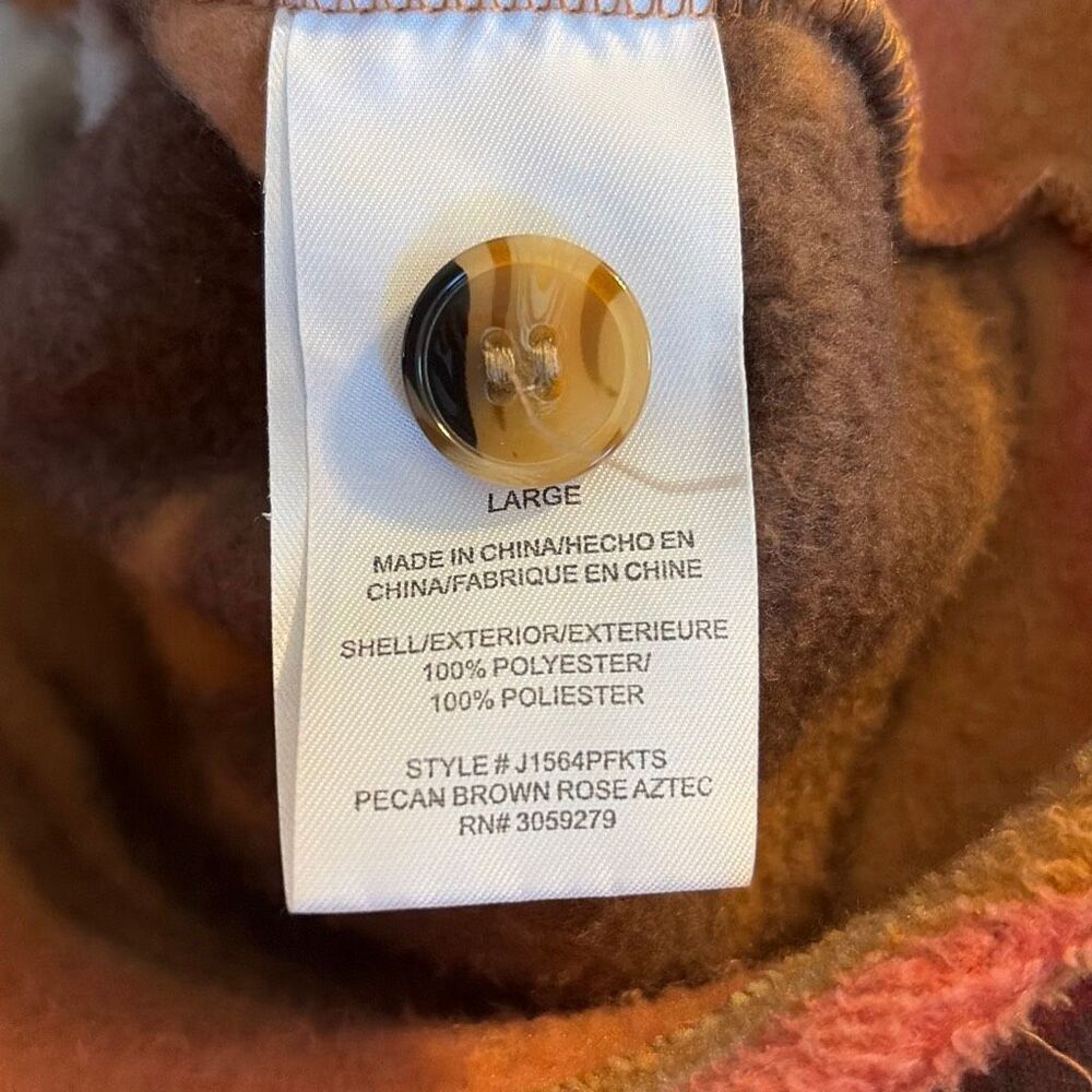 Thread & Supply Western Button Front Fleece Jacke… - image 5